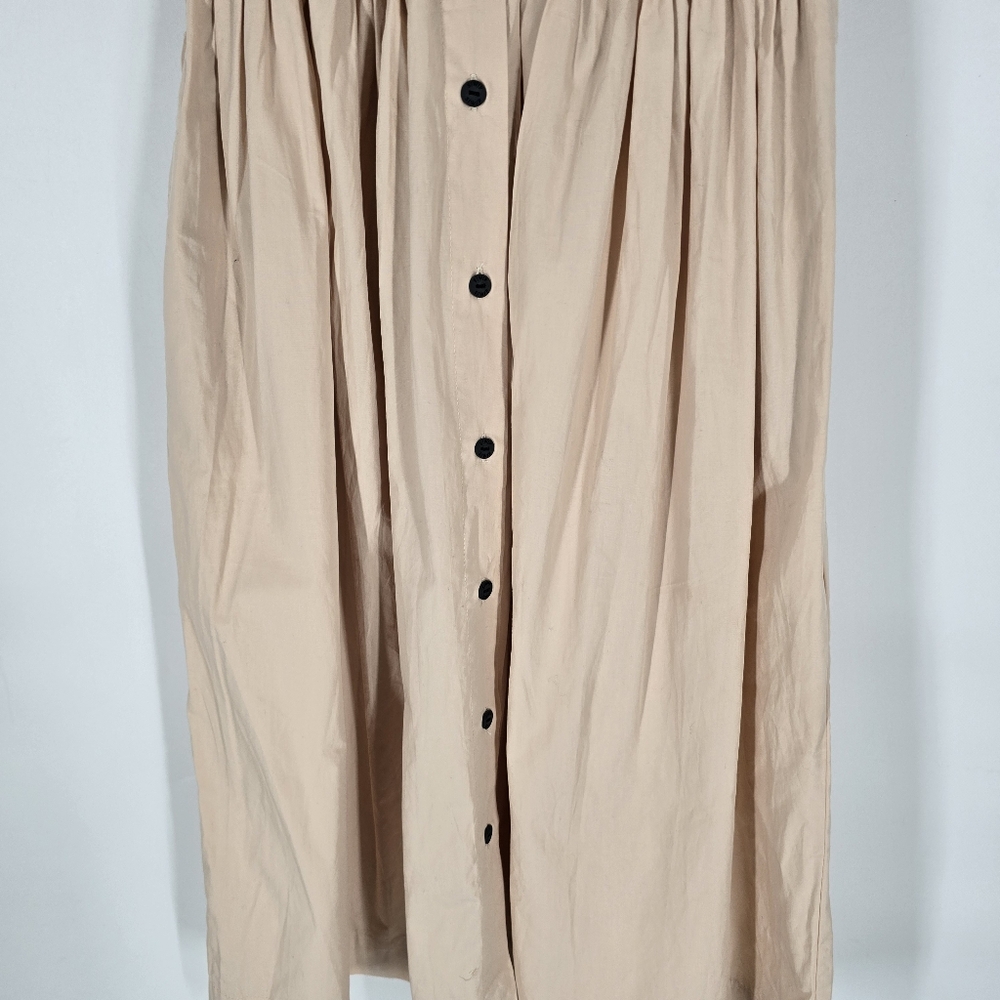 S/W/F Puff Sleeve Sweetheart Dress Travertine XS NEW - Picture 4 of 8